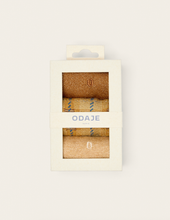 Charger l&#39;image dans la galerie, Pack de 3 Chaussettes - Fantaisie tartan et paillettes doré