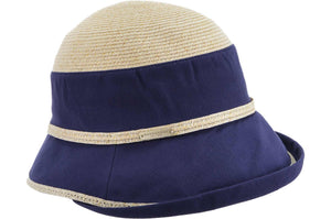 Chapeau Cloche Papier Tissus