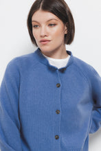 Charger l'image dans la galerie, Cardigan en maille bleu