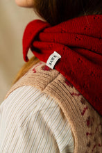 Charger l&#39;image dans la galerie, Foulard Pointelle | Rouge