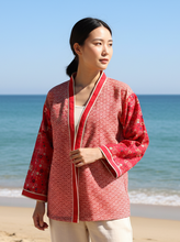 Charger l'image dans la galerie, Kimono Naomi Rouge