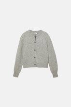 Charger l'image dans la galerie, Cardigan en maille gris