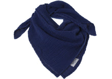 Charger l'image dans la galerie, Carré coton 100x100 Étang Bleu