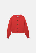 Charger l'image dans la galerie, Cardigan en maille rouge