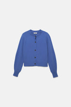 Charger l'image dans la galerie, Cardigan en maille bleu