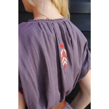 Charger l'image dans la galerie, Robe longue unie Bohême lavande LOLA