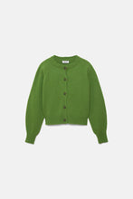 Charger l'image dans la galerie, Cardigan en maille vert