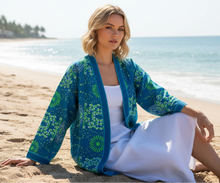 Charger l'image dans la galerie, Kimono Kaori Marine