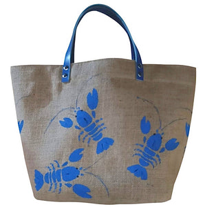Homard Bleu Cabas en jute