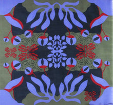 Charger l&#39;image dans la galerie, Carré Laine Abysse Violet