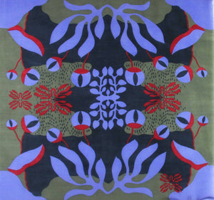 Carré Laine Abysse Violet