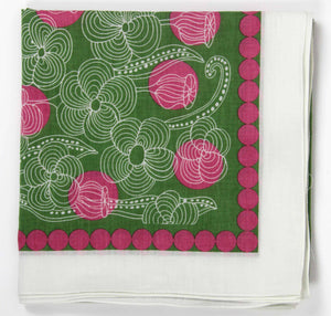Carré Burma rose
