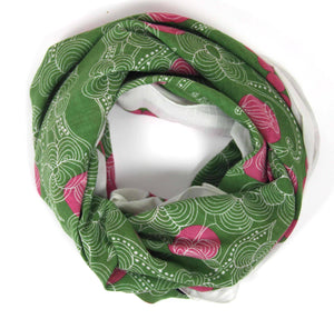 Carré Burma rose