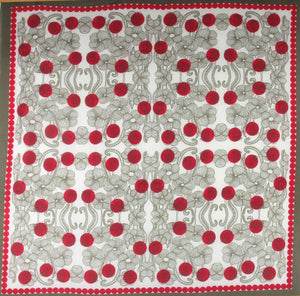 Carré Burma rouge