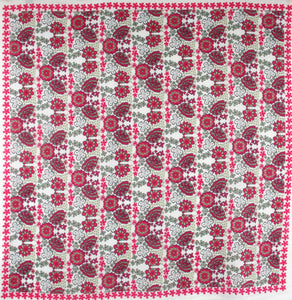Carré Hawaï fuchsia