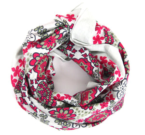 Carré Hawaï fuchsia