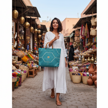 Charger l'image dans la galerie, Sac Rustique Turquoise