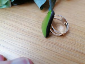 Bague DELTA Vert Menthe