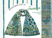 Charger l'image dans la galerie, Jasmine col 1 turquoise vert
