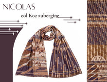 Charger l&#39;image dans la galerie, Nicolas col K02 aubergine