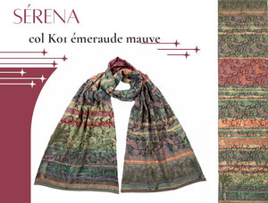 Serena col K01 émeraude mauve