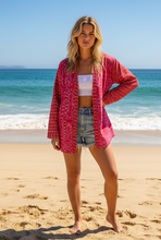 Charger l'image dans la galerie, Kimono Kaboul Fuchsia