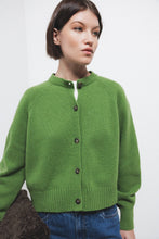 Charger l'image dans la galerie, Cardigan en maille vert