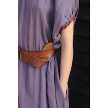 Charger l'image dans la galerie, Robe longue unie Bohême lavande LOLA