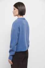 Charger l'image dans la galerie, Cardigan en maille bleu