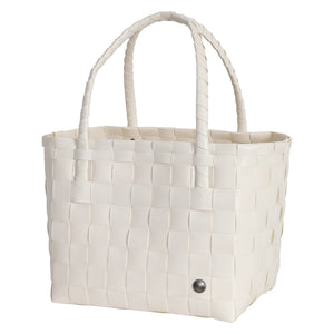 Cabas Paris pearl white