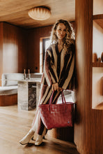 Charger l'image dans la galerie, Cabas Paris ruby red