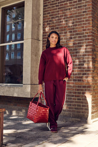 Cabas Paris crimson red