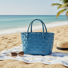 Charger l'image dans la galerie, Cabas Paris atlantic blue