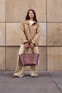 Cabas Paris chocolate brown