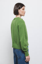 Charger l'image dans la galerie, Cardigan en maille vert