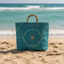 Charger l'image dans la galerie, Sac Rustique Turquoise