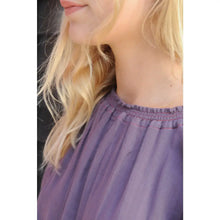 Charger l'image dans la galerie, Robe longue unie Bohême lavande LOLA