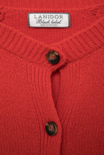 Charger l'image dans la galerie, Cardigan en maille rouge