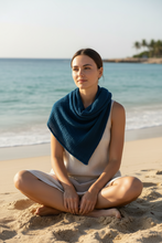 Charger l'image dans la galerie, Carré coton 100x100  Blue Murano