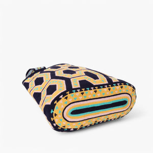 Sac ovale géométrique Bleu marine