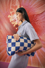Charger l'image dans la galerie, Sac Rustique Damier Bleu