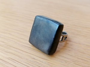Bague CUBIK noir