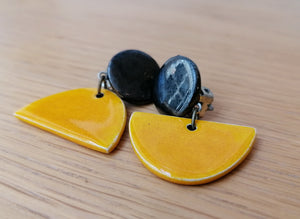Clips Recto-Verso jaune d'or