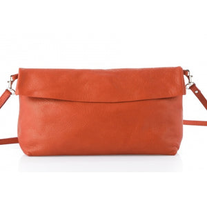 Pochette bandoulière orange