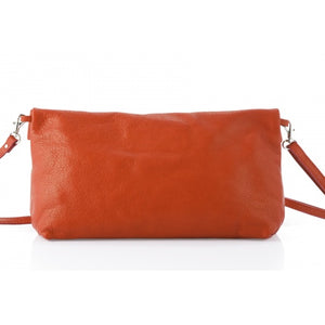 Pochette bandoulière orange