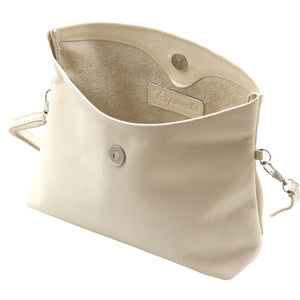 Pochette bandoulière vanille